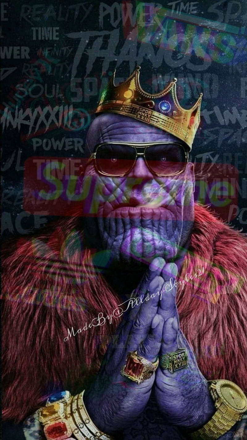 Supreme Thanos, itsthanos, avengers dead end, avengers 4, HD phone wallpaper