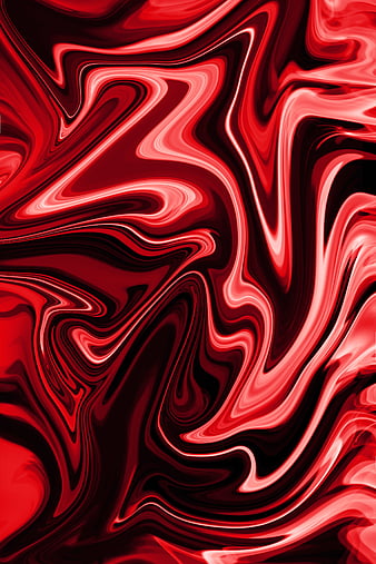 Surreal Red, abstract, black, desenho, iphone, liquid, modern, pattern ...