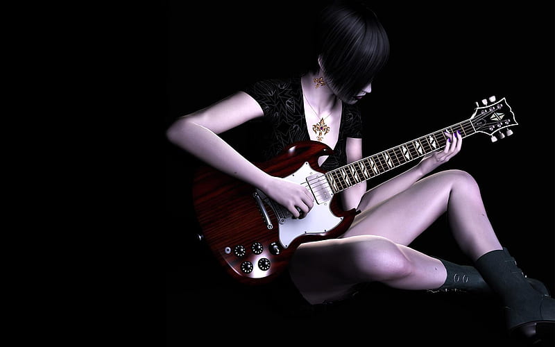 Top 48+ imagen fondos de pantalla de guitarras en 3d 