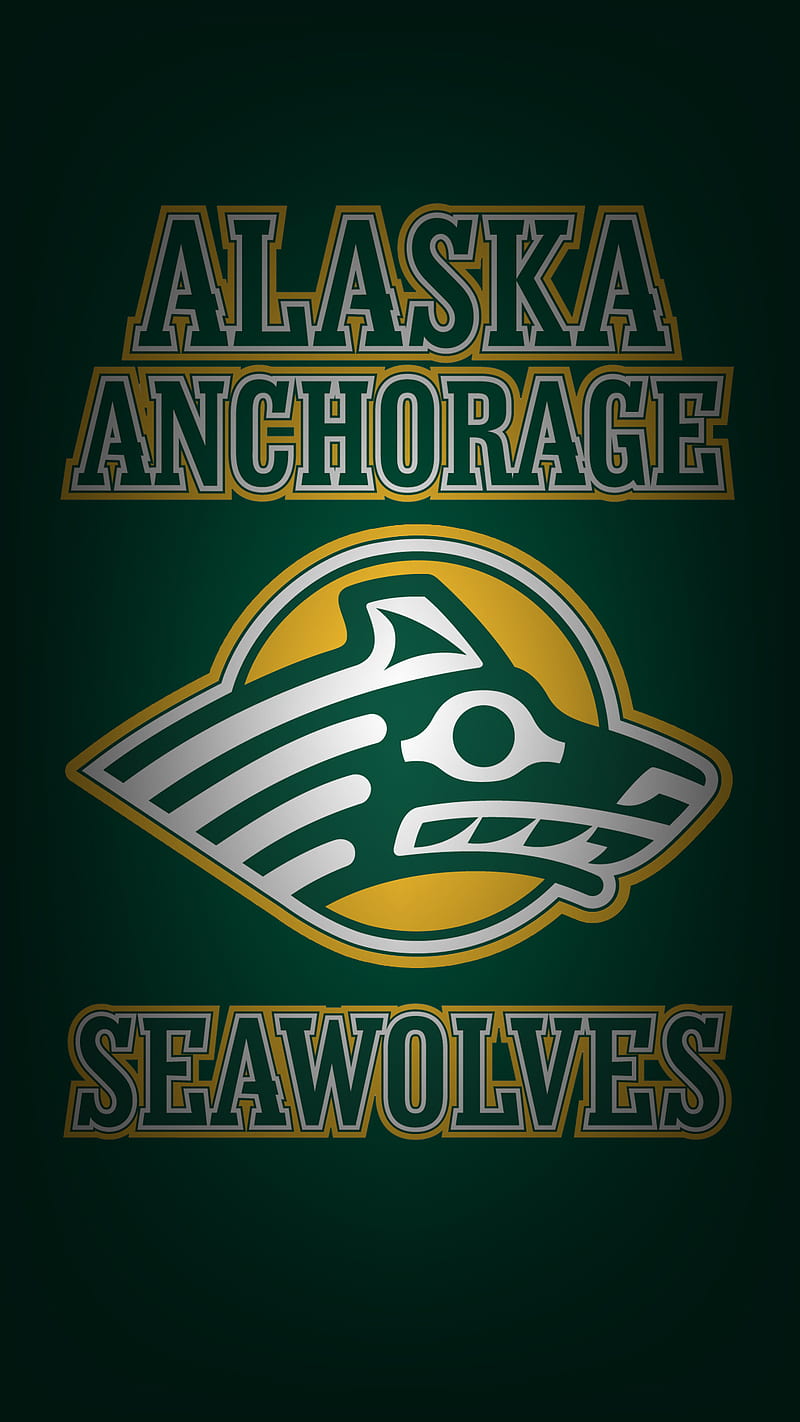 Alaska Anchorage, arctic, gnac, gold, goose lake, green, hockey, homer, mpsf, seawolves, wcha, HD phone wallpaper