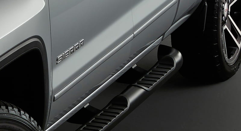 2015 GMC Sierra Carbon Edition - Running Boards - Detail, HD wallpaper ...