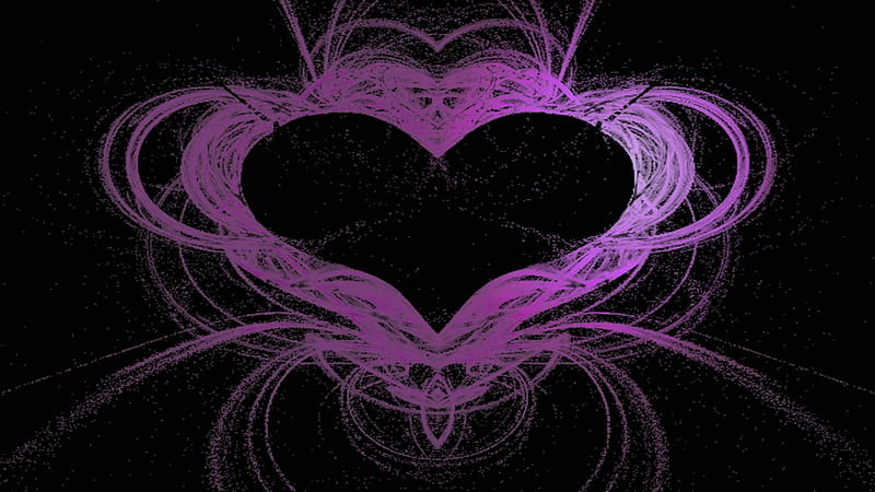 Purple heart, windows, mac, purple, love, heart, HD wallpaper | Peakpx