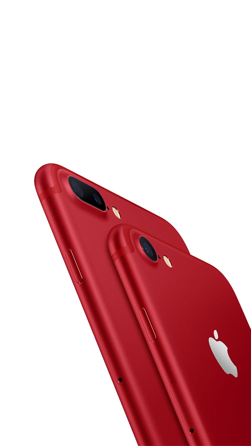 iPhone 7 RED, apple, iphone 7, white, HD phone wallpaper
