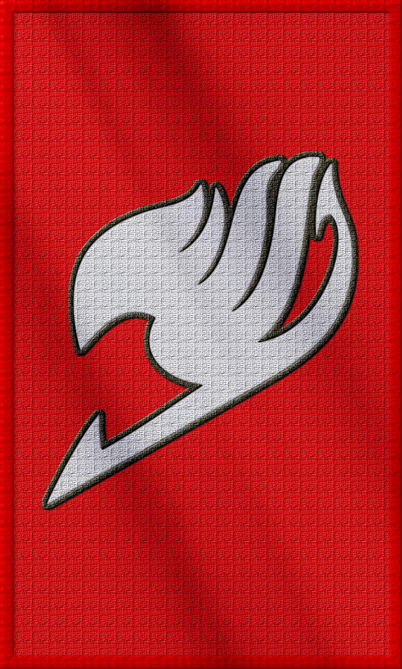 Fairy Tail patch, anime, fabric patch, fairy tail, flag, logo, magic, natsu dragneel, red, symbol, HD phone wallpaper