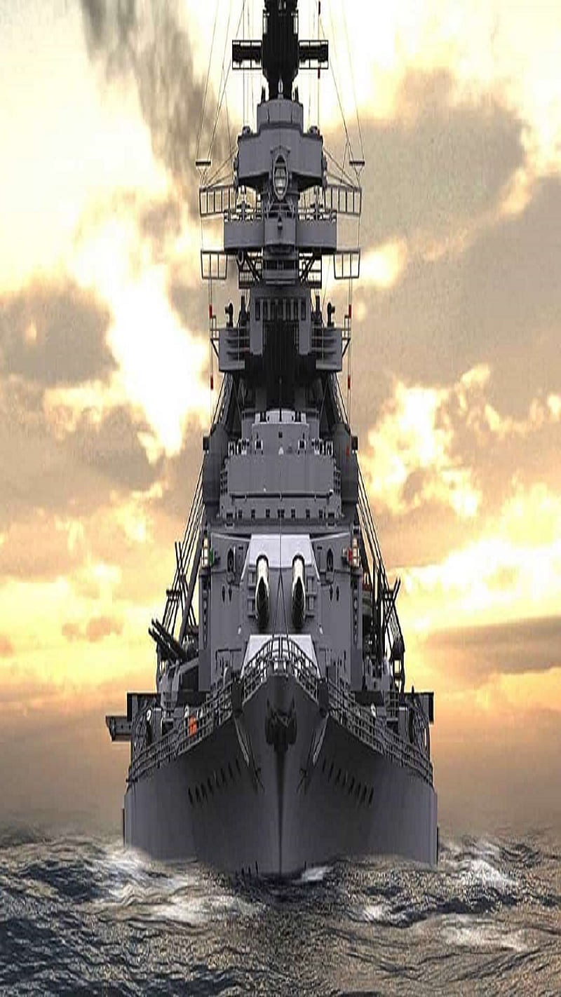 Bismarck Warship, military, navy, ship, ships, guerra, world, HD phone wallpaper