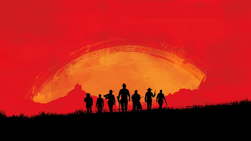 Red Dead Redemption 2, red, dead, open world, rock, 2017, redemption, star, 2, HD wallpaper