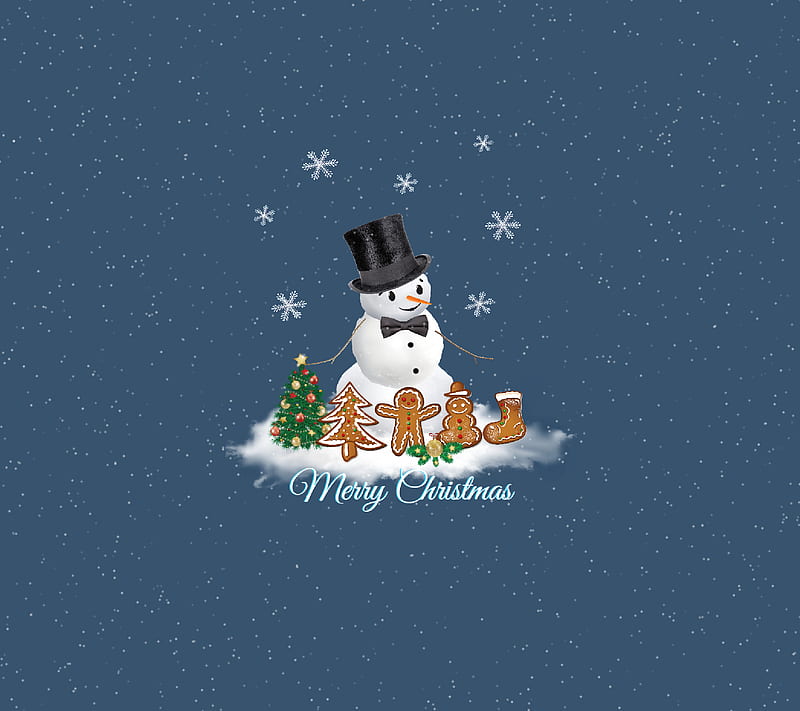 Christmas time 12, holiday, snowman, HD wallpaper