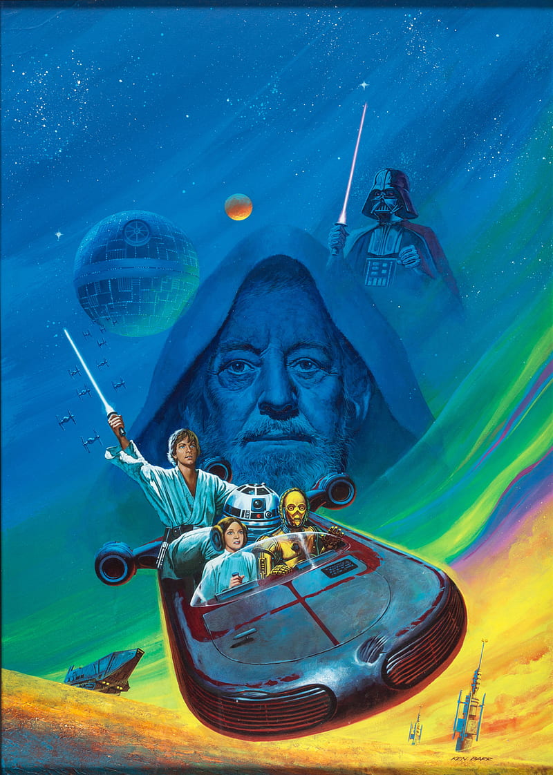 HD wallpaper: Star Wars Yoda HD, blue, lightsabers, luke skywalker, obi-wan  kenobi
