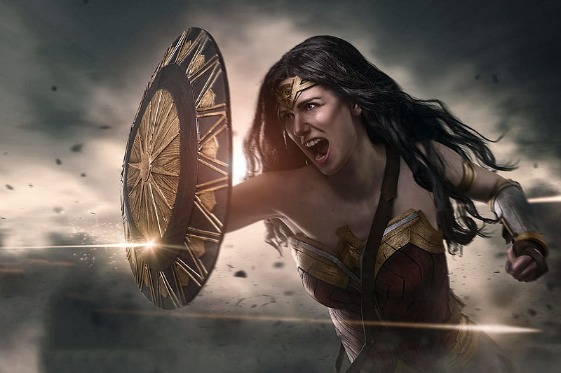 New Cosplay Of Wonder Woman, wonder-woman, superheroes, cosplay, HD wallpaper