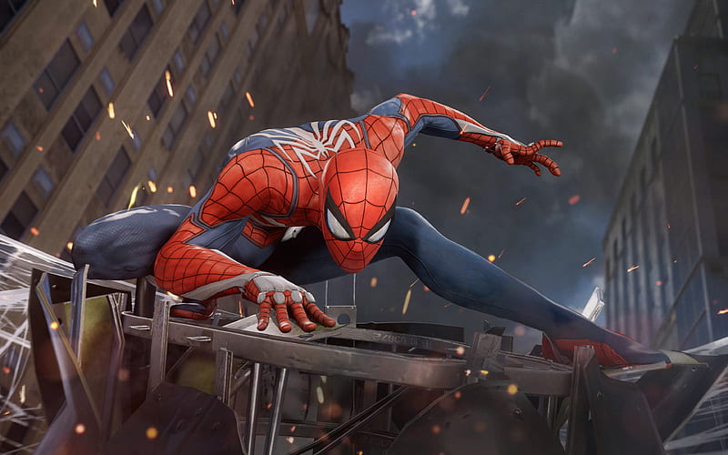 Spider-Man, gameplay, 2018 games, superheroes, SpiderMan, action-adventure, Spider Man, HD wallpaper