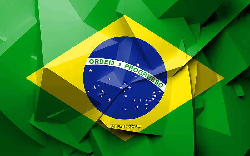 Flag Of Brazil, brazil, brazilian, brazilian flag, falg, HD wallpaper