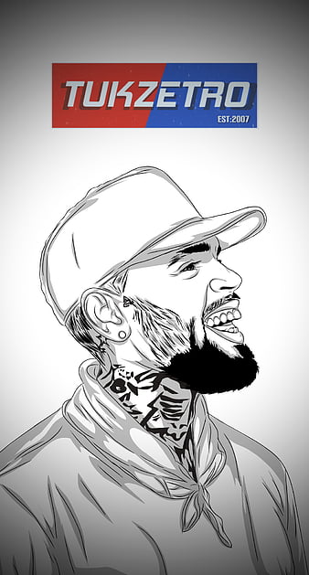 how to draw chris brown face