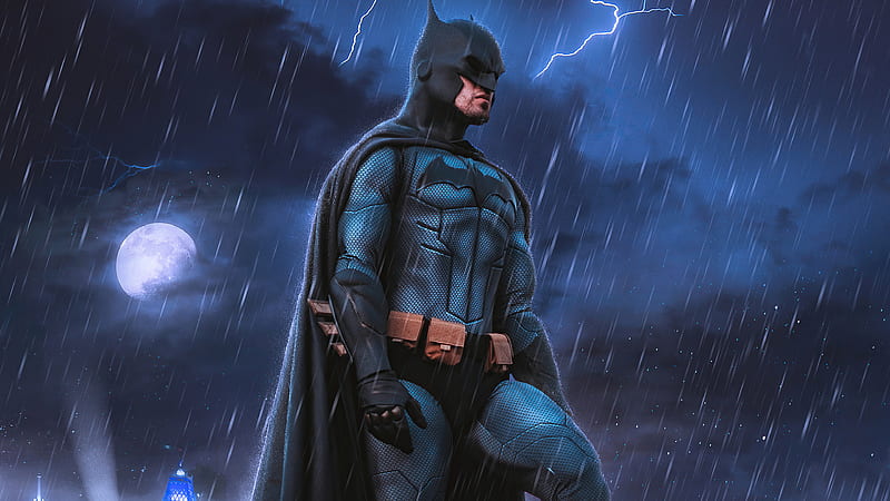 The Batman Lightning , batman, superheroes, artist, artwork, digital-art, behance, HD wallpaper