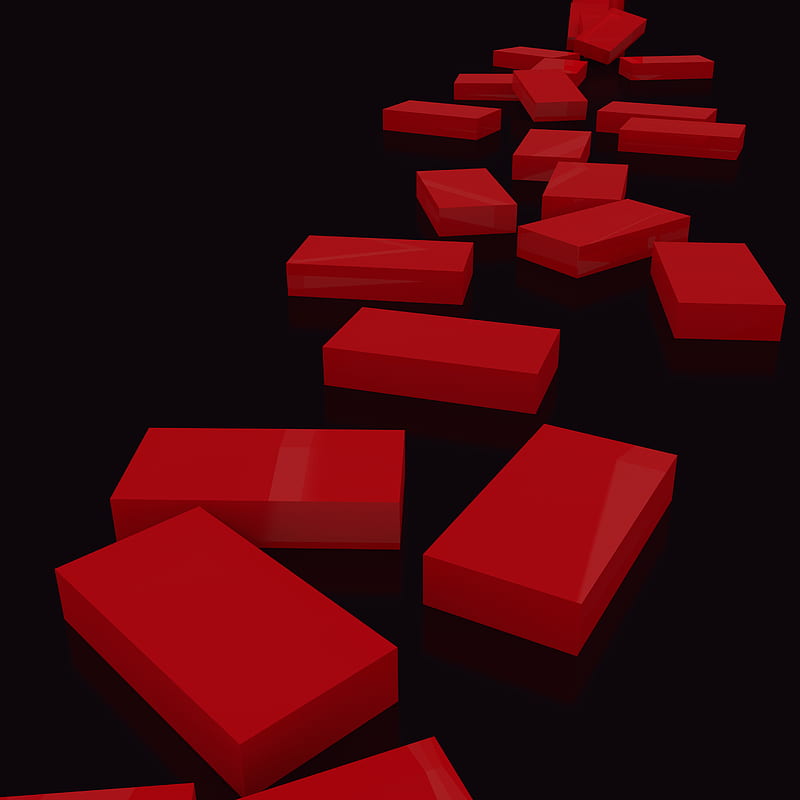 HD red and black cubes wallpapers | Peakpx