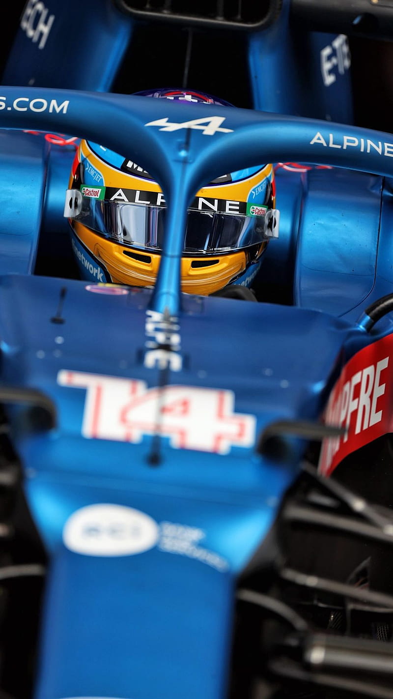 Alonso, formula one, alpine, f1, HD phone wallpaper