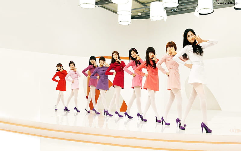 Girls Generation-beautiful girls idols combination 15, HD wallpaper