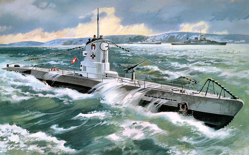 Submarine, Military, German Navy, German Type Iib Submarine, Warships, HD wallpaper
