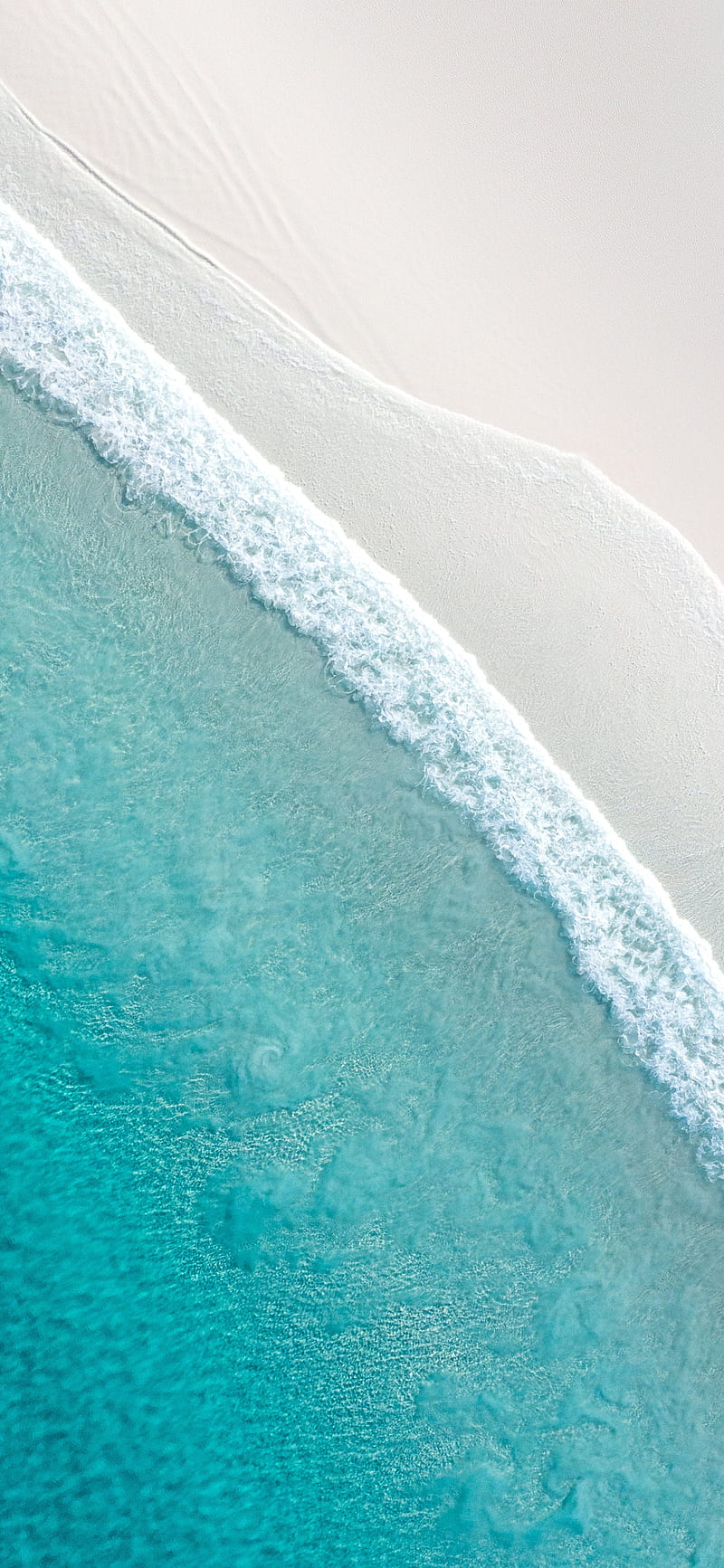 Sea of Xiaomi , beach, blue, nature, ocean, HD phone wallpaper