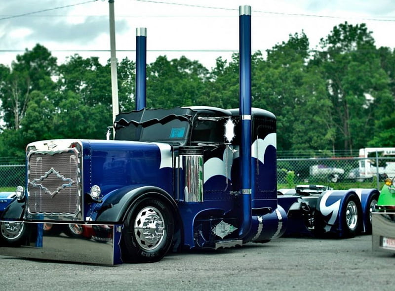 Buziness As Usually, kustom, truck, big rig, semi, HD wallpaper | Peakpx