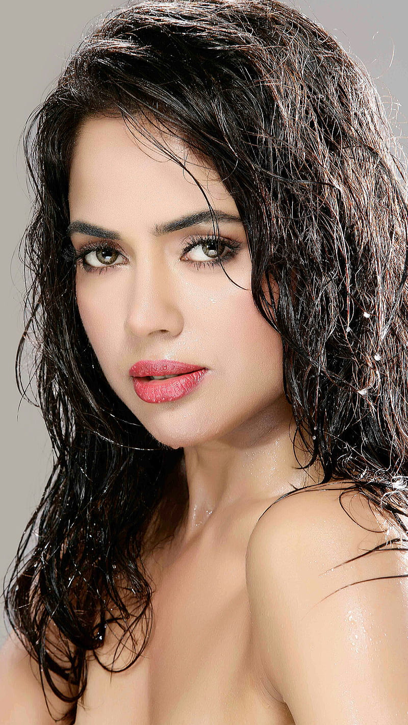 Sameera, actress, bollywood, celebrity, face, female, wet, HD phone wallpaper