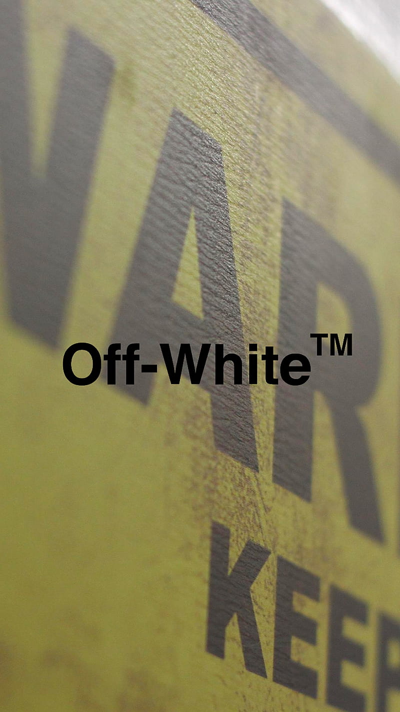 Off white WAR, bad, birtay, caution, dye, fake, fashion, off white, people, quotes, HD phone wallpaper