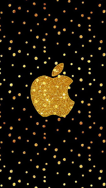 HD apple logo gold wallpapers | Peakpx