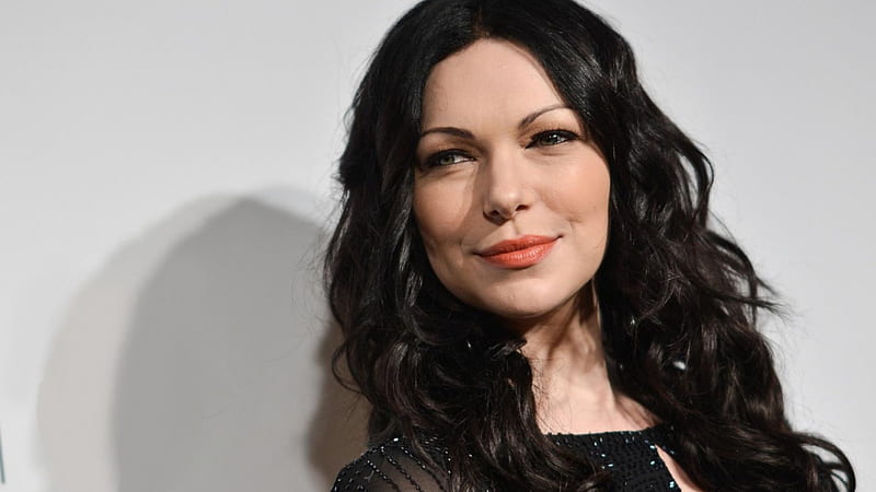 Laura Prepon, gray background, brunettes, close up, HD wallpaper