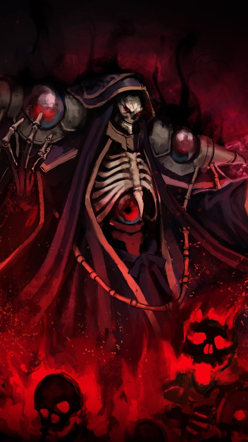 Overlord, anime, dark, HD phone wallpaper | Peakpx