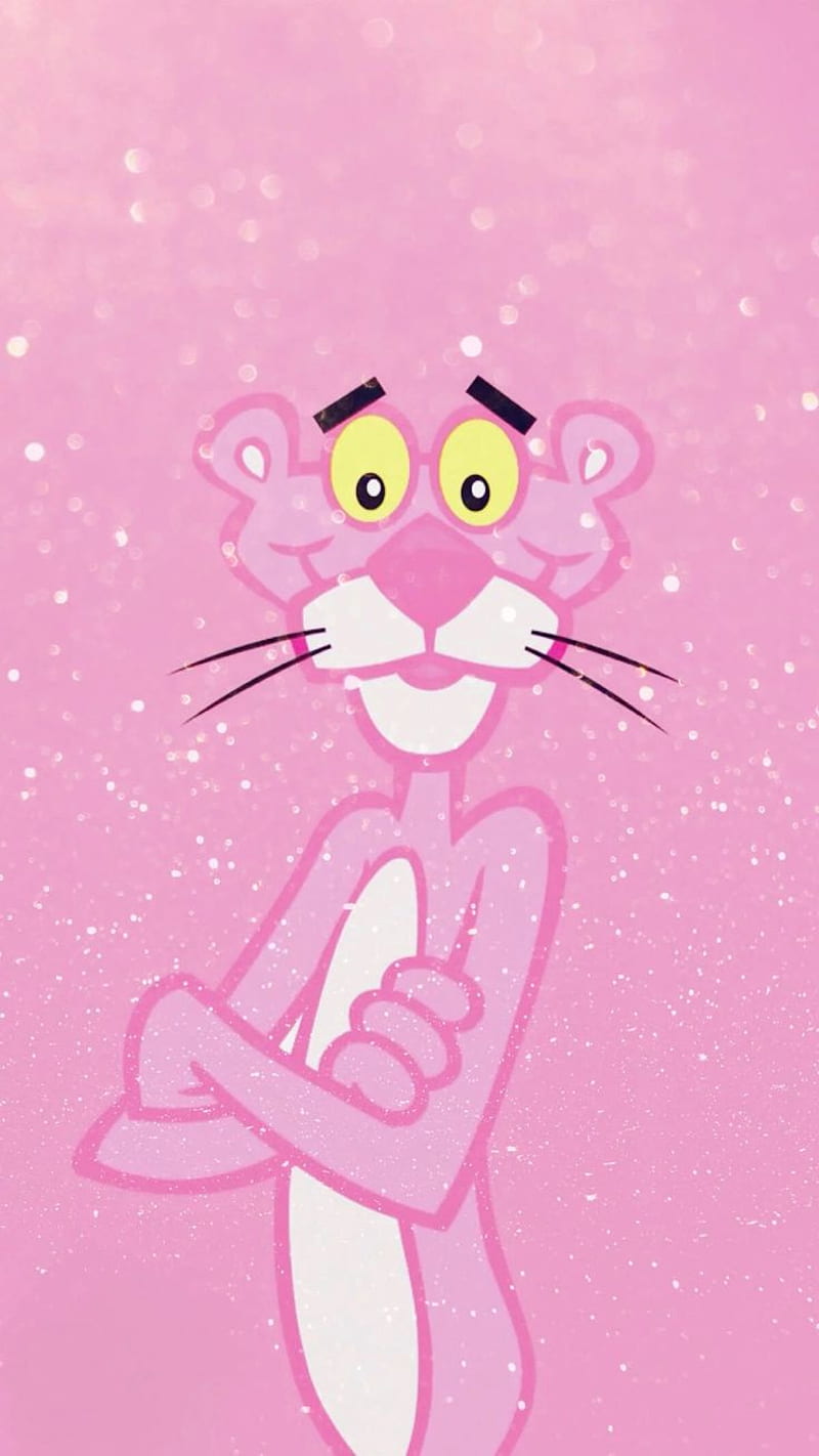 The Pink Panther, cartoon, classic, retro, vintage, HD phone wallpaper