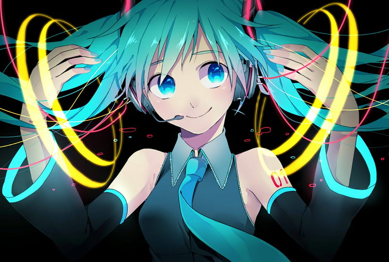 Miku, vocaloid, cute, kawaii, HD wallpaper | Peakpx