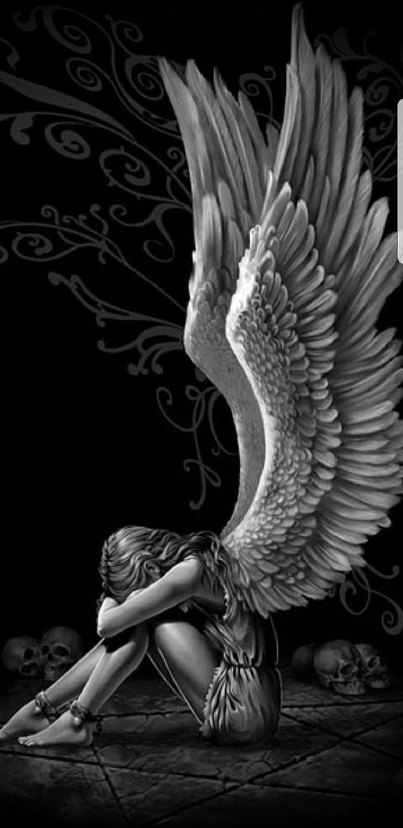 angel wings wallpaper iphone