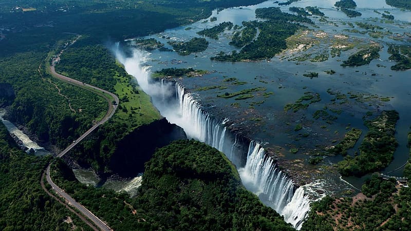 Victoria Falls, Zambia, Waterfalls In Africa, Zimbabwe, HD wallpaper