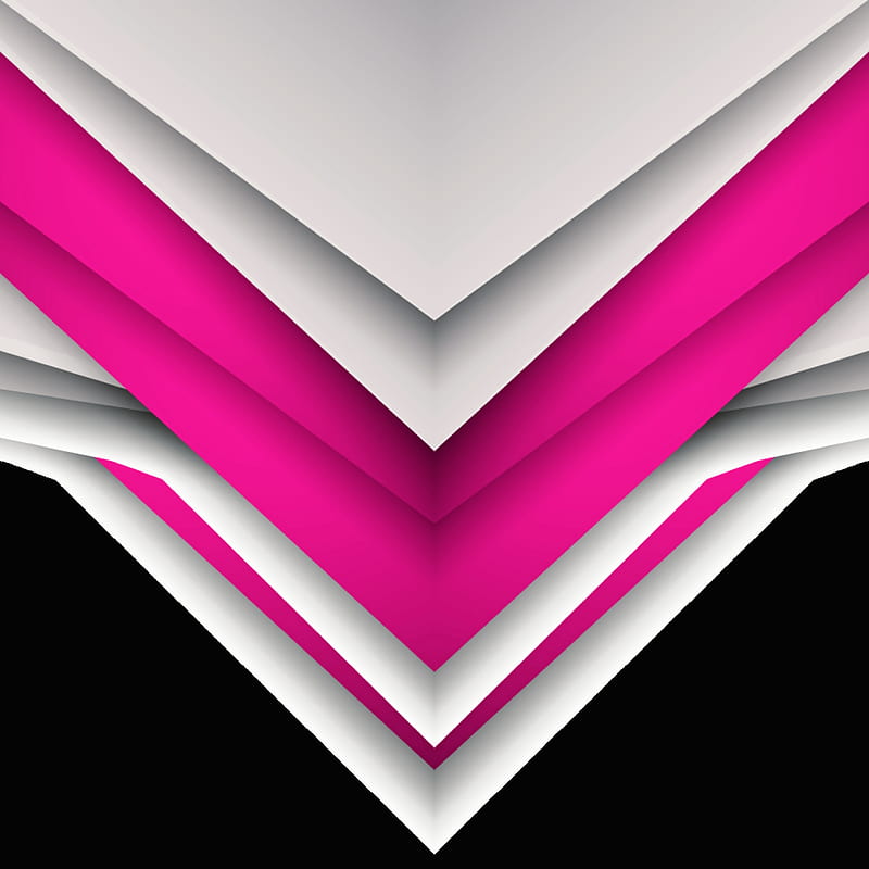Material design 51, flat, , black, pink, white, abstract, HD phone wallpaper