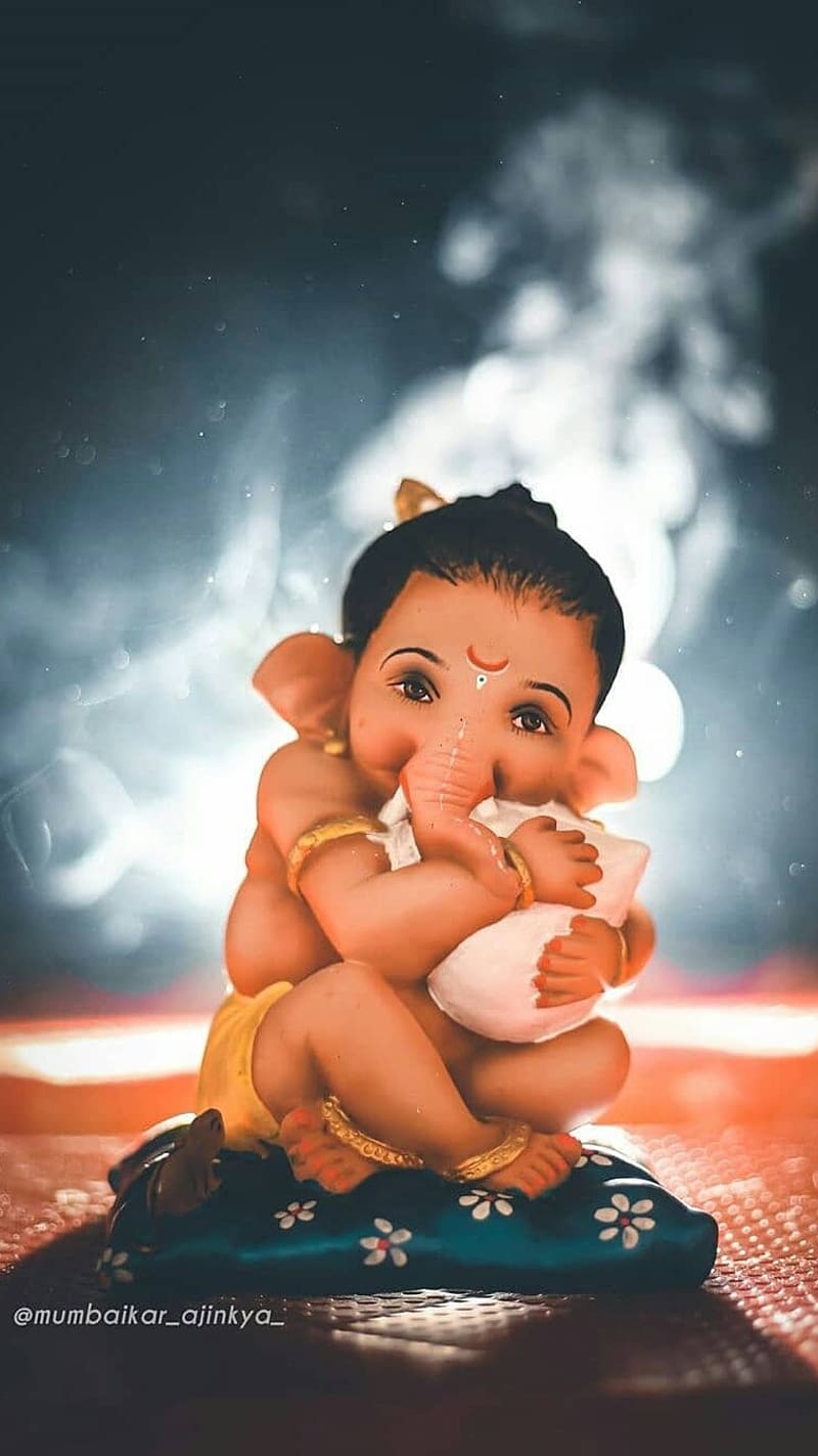 Ganapathi Cute, ganapathi, cute, devotional, bhakti, bappa, HD phone  wallpaper | Peakpx