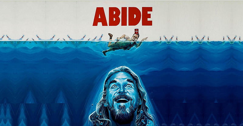 The Dude Abides, poster, art, dude, movies, HD wallpaper