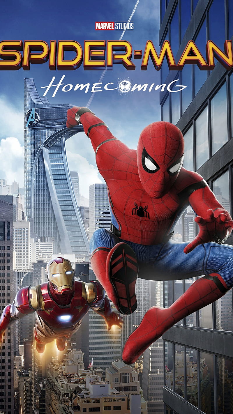 SpiderMan Homecoming, 2017, homecoming, movie, poster, spider-man, HD phone wallpaper
