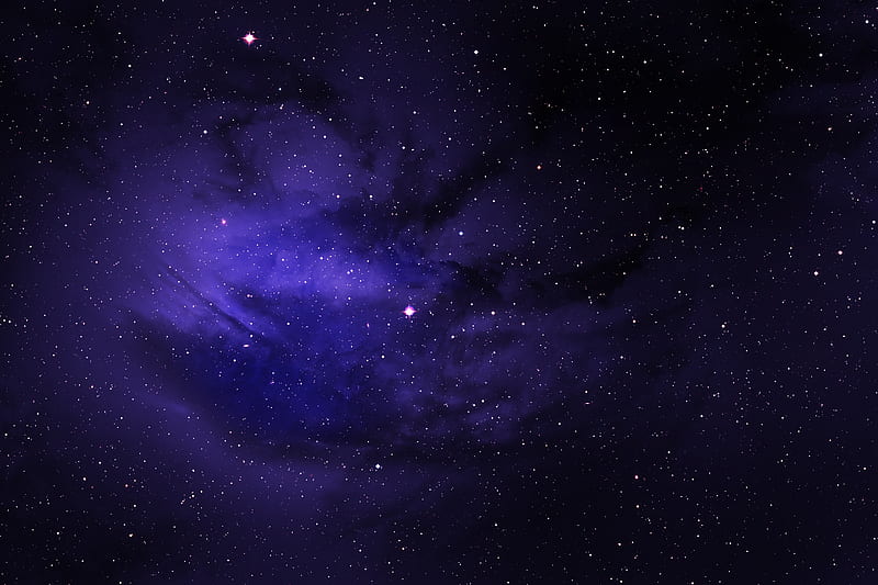 A Starry Galactic Vision, Stars, Clouds, Space, Universe, Galaxies, HD wallpaper