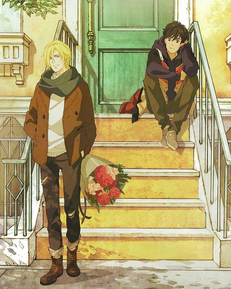 Anime: Banana Fish, Eiji x Ash, BL