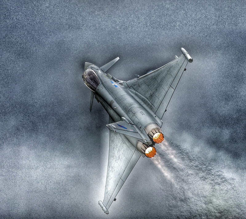 Eurofighter Typhoon, aircraft, plane, HD wallpaper