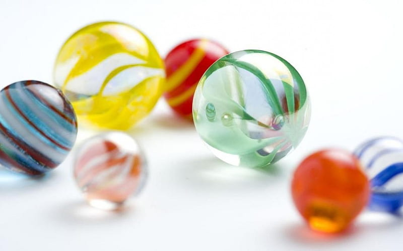 Marbles III., colorful, marbless abstract, glass, graphy colours, toys, HD wallpaper