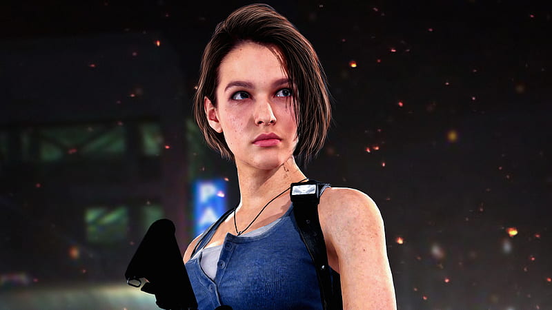 Jill Valentine Resident Evil 3 Artwork, resident-evil-3, resident-evil, 2020-games, games, HD wallpaper