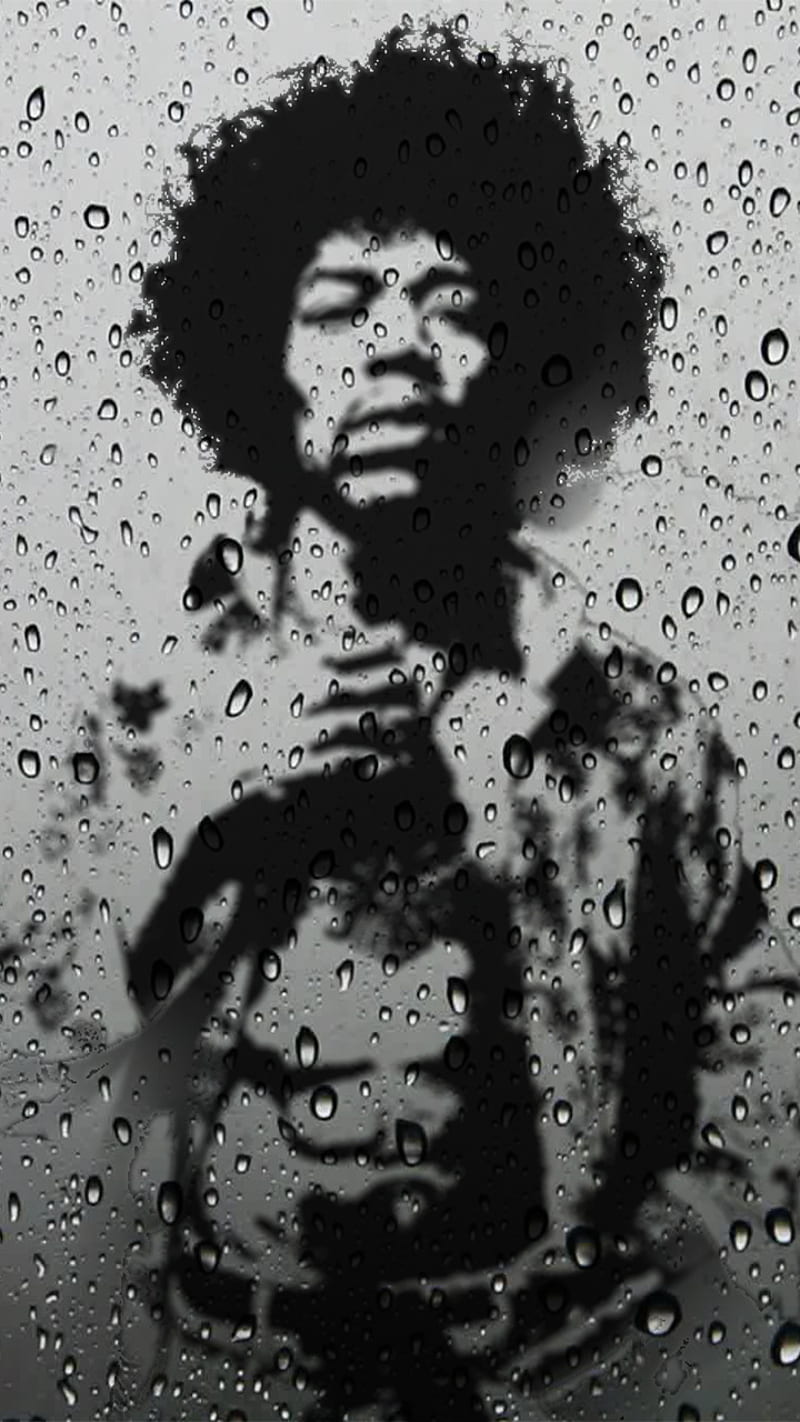 Hendrix Glass Jimi Music People Rain Rock Music Window Hd Phone Wallpaper Peakpx