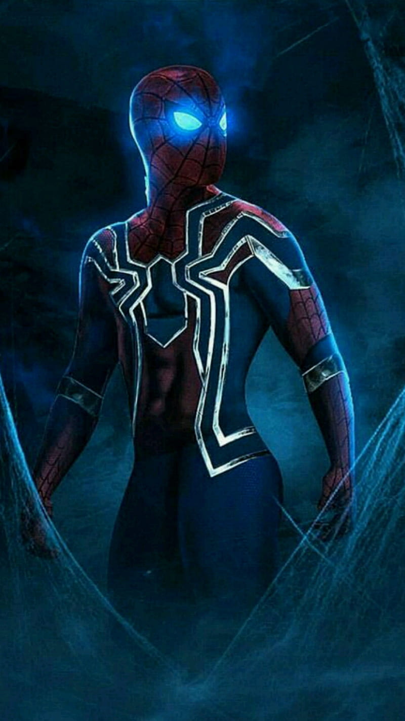 Iron Spider man iron, marvel, spider, HD phone wallpaper | Peakpx