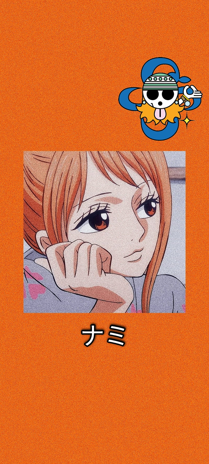 Nami, aesthetic, orange, naranja, icon, one piece, anime, HD phone  wallpaper | Peakpx