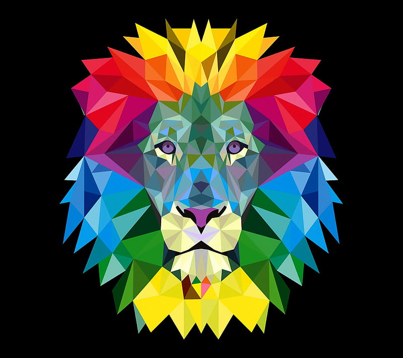 Lion, animals, heart, corazones, fire, pink, wolf, HD wallpaper