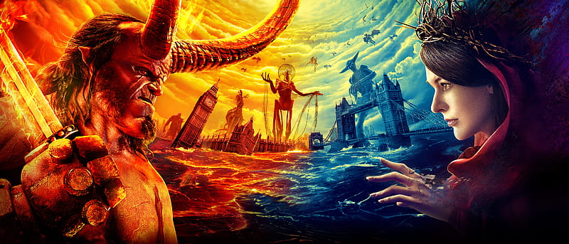 Hellboy Movie Poster , hellboy, movies, 2019-movies, poster, HD wallpaper