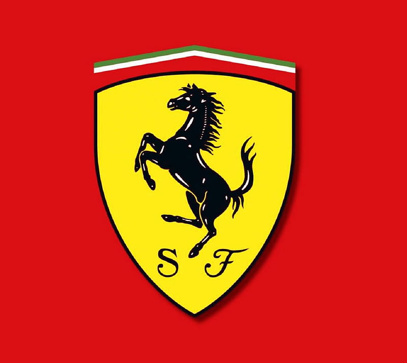 Ferrari Emblema, cavallino, ferrari, logo, supercar, HD wallpaper