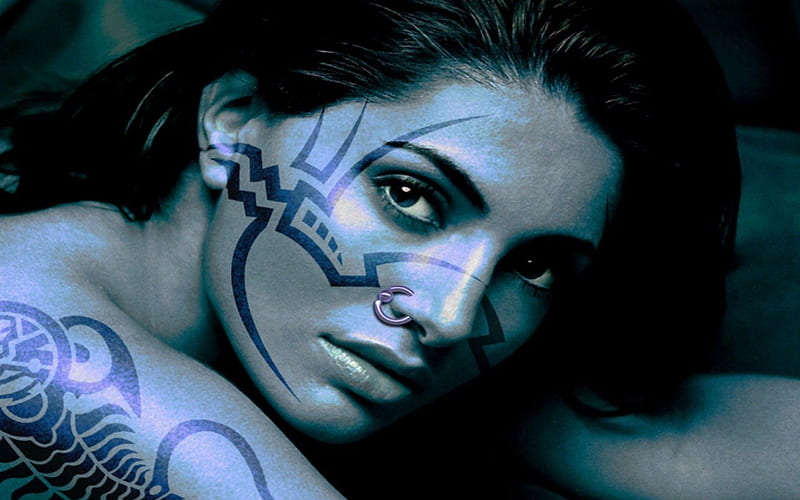Face, Tattoo, 3d, Art, HD wallpaper | Peakpx