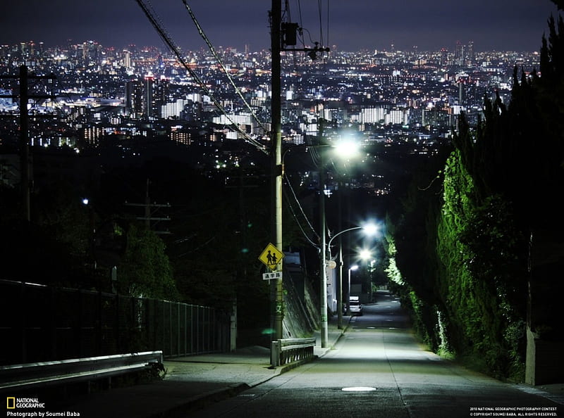 Man Made Osaka Phone, Night, Street, Japan, 1080x2400 Japan, HD