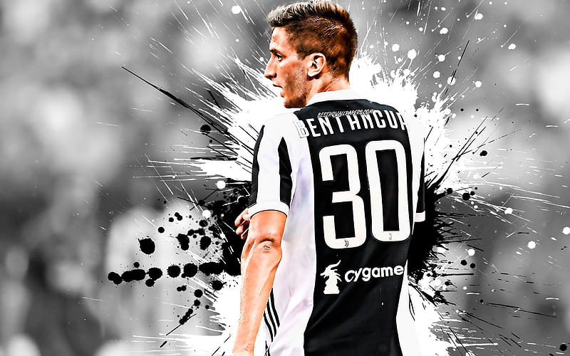 Rodrigo Bentancur, Juventus FC, Uruguayan footballer, midfielder, number 30, young footballers, Serie A, Italy, football, Bentancur, HD wallpaper